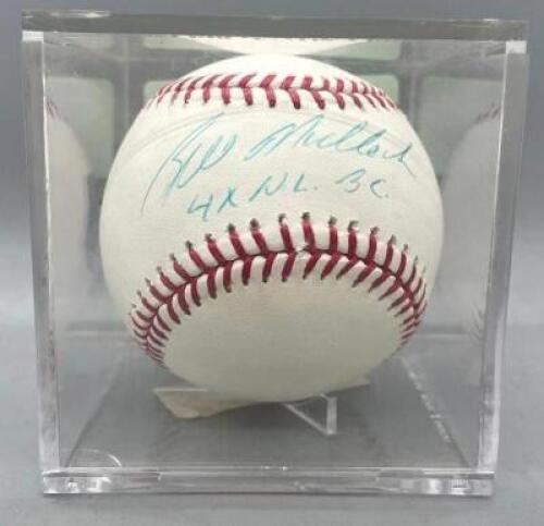 BILL MADLOCK "FOUR TIME NL BATTING TITLE" SIGNED BASEBALL