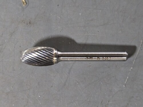 (4) SOLID CARBIDE OVAL BURRS