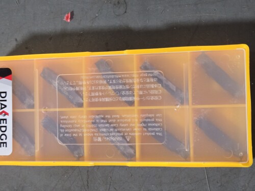 (10) CARBIDE GROOVING INSERTS