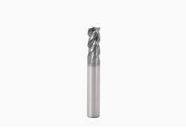 (4) SOLID CARBIDE CORNER RADIUS END MILLS