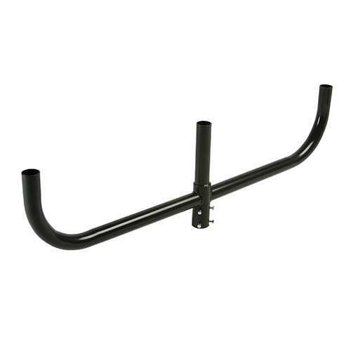 (1) 3 HEAD IN LINE BULLHORN BRACKET LIGHT FIXTURE