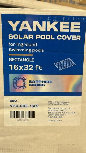 YANKEE SOLAR POOL COVER FOR INGROUND SWIMMING POOLS