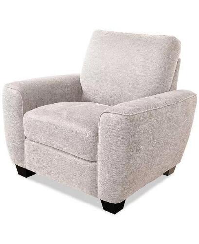MACYS MYRIEM 37IN FABRIC ARMCHAIR