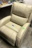 MAYS LEISTON LEATHER POWER RECLINER CREAM COLOR - 4