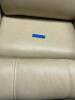 MAYS LEISTON LEATHER POWER RECLINER CREAM COLOR - 5