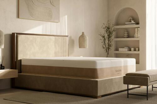 SAATVA CONTOUR 5 COOLING MEMORY FOAM CALIFORNIA KING MATTRESS