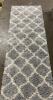 GREY SHAG AREA RUG