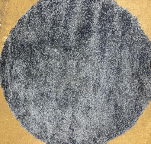 BLUE 4X4 ROUND AREA RUG