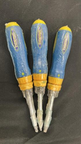 (3) EZ POWER MULTI BIT SCREW DRIVER