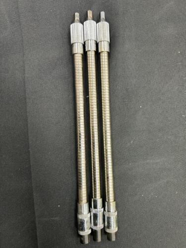 (3) FLEXIBLE DRILL BIT EXTENSIONS