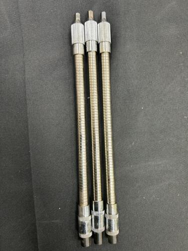 (3) FLEXIBLE DRILL BIT EXTENSIONS