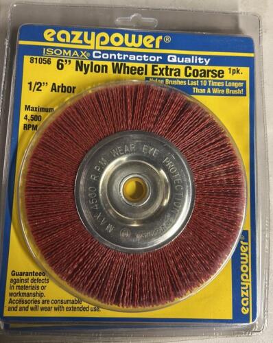 (2) 6INCH NYLON WHEEL EXTRA COARSE