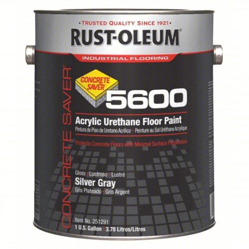 (1) SILVER GREY URETHANE FLOOR COATING
