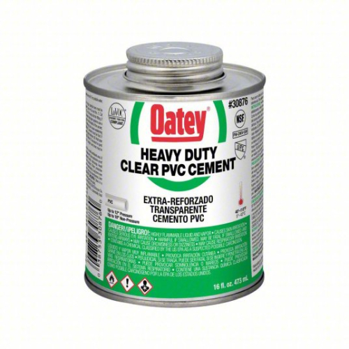 (4) HD PVC PIPE CEMENTT