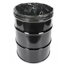 (1) BOX OF LARGE PLASTIC DRUM LINERS