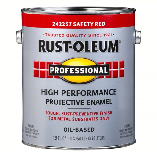 (2) SAFETY RED PAINT