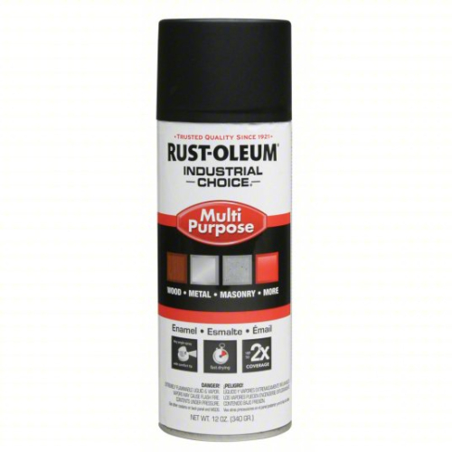 (5) BLACK ENAMEL SPRAY PAINT