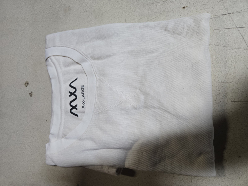 (4) NATURAL PIQUE TEE'S