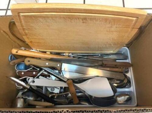 ASSORTED KITCHEN UTENSILS AS SHOWN