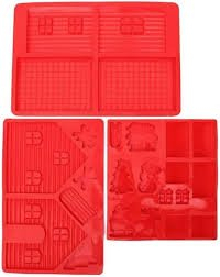 (3) SETS OF GINGERBREAD HOUSE MOLDS