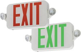 (1) LED EXIT SIGN