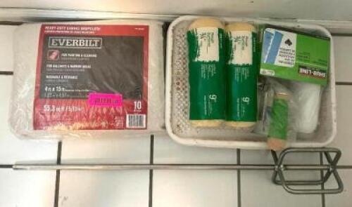 ASSORTED PAINTING SUPPLIES