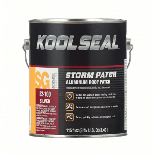 (1) SILVER ALUMINUM ROOF PATCH