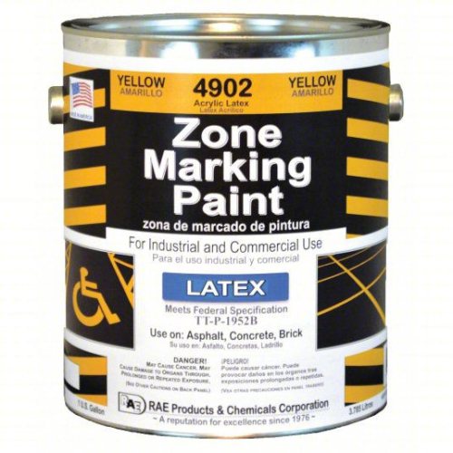 (1) YELLOW, LATEX MARKING PAINT