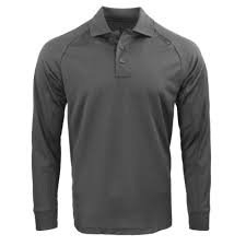 (3) MENS WORK POLO, LONG SLEEVE