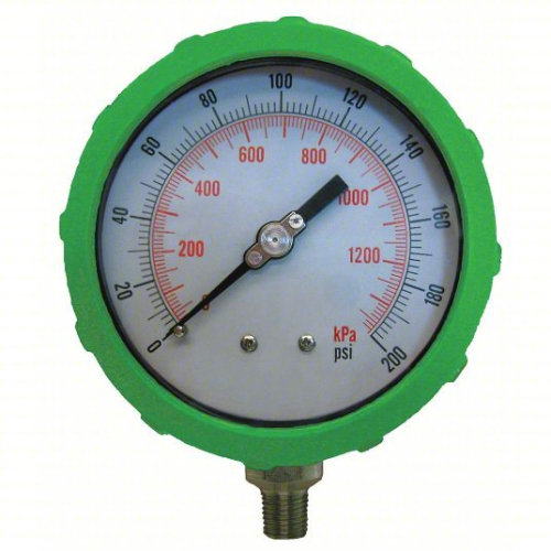 (3) COLOR CASE PRESSURE GAUGE