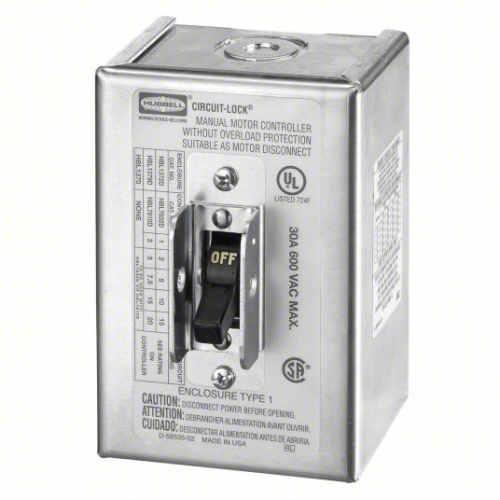 (1) SWITCH ENCLOSURE