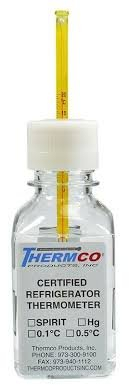 (3) CERTIFIED REFRIGERATOR THERMOMETER