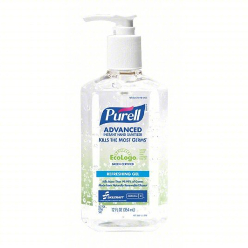 (12) PUMP BOTTLE HAND SANITIZER