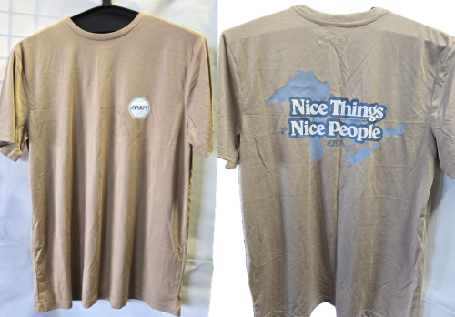 (4) KHAKI T-SHIRT