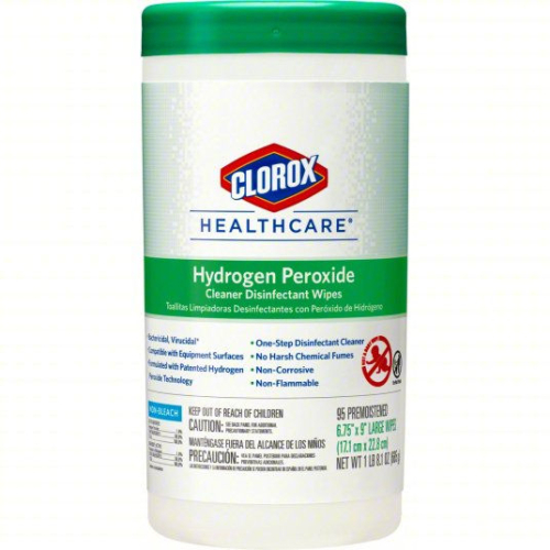 (6) CONTAINERS OF HYDROGEN PEROXIDE DISINFECTING WIPES