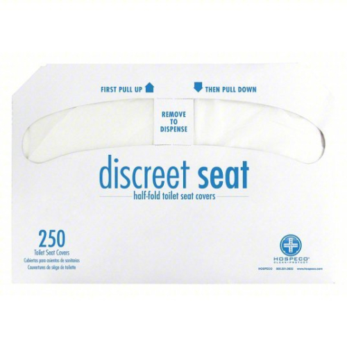 (1) CASE OF (5000) HALF FOLD TOILET SEAT COVERS