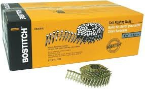 (1) BOX OF (3600) COIL NAILS