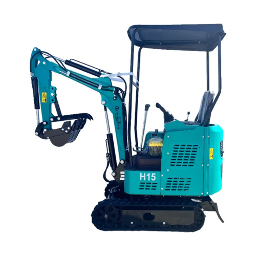 COMPACT TRACK MINI EXCAVATOR WITH OPEN CANOPY, RUBBER TRACKS, AND FRONT DOZER BLADE. EQUIPPED WITH HYDRAULIC BOOM, BUCKET, AND PILOT JOYSTICK CONTROLS. IDEAL FOR TRENCHING, LIGHT EXCAVATION, AND LANDSCAPING APPLICATIONS.