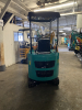 COMPACT TRACK MINI EXCAVATOR WITH OPEN CANOPY, RUBBER TRACKS, AND FRONT DOZER BLADE. EQUIPPED WITH HYDRAULIC BOOM, BUCKET, AND PILOT JOYSTICK CONTROLS. IDEAL FOR TRENCHING, LIGHT EXCAVATION, AND LANDSCAPING APPLICATIONS. - 5