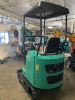 COMPACT TRACK MINI EXCAVATOR WITH OPEN CANOPY, RUBBER TRACKS, AND FRONT DOZER BLADE. FEATURES HYDRAULIC BOOM, BUCKET, AND PILOT JOYSTICK CONTROLS. SUITABLE FOR LIGHT EXCAVATION, TRENCHING, AND LANDSCAPING WORK. - 2