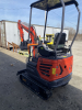 COMPACT TRACK MINI EXCAVATOR WITH OPEN CANOPY, RUBBER TRACKS, AND FRONT DOZER BLADE. EQUIPPED WITH HYDRAULIC BOOM, BUCKET, AND PILOT JOYSTICK CONTROLS. IDEAL FOR LIGHT CONSTRUCTION, LANDSCAPING, AND TRENCHING APPLICATIONS. - 2