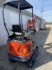 COMPACT TRACK MINI EXCAVATOR WITH OPEN CANOPY, RUBBER TRACKS, AND FRONT DOZER BLADE. EQUIPPED WITH HYDRAULIC BOOM, BUCKET, AND PILOT JOYSTICK CONTROLS. IDEAL FOR LIGHT CONSTRUCTION, LANDSCAPING, AND TRENCHING APPLICATIONS. - 6