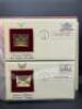 22KT GOLD UNITED STATE STAMP REPLICA SET - 5