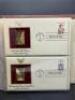 22KT GOLD UNITED STATE STAMP REPLICA SET - 9
