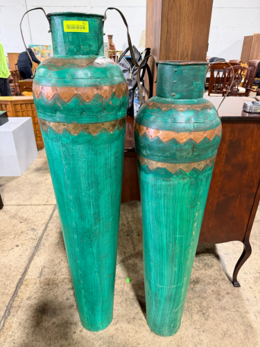 (2) DECORATIVE VASES