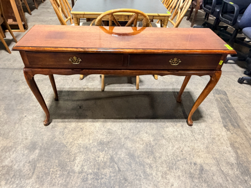 VINTAGE 2 DRAWER SOFA TABLE