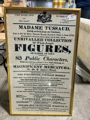VINTAGE MADAME TUSSAUD PICTURE