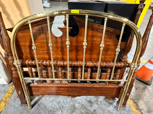 VINTAGE BRASS HEADBOARD