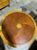 SINGLE PEDESTAL WOODEN TABLE - 4
