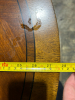 SINGLE PEDESTAL WOODEN TABLE - 5